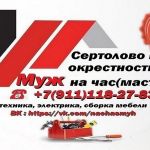 Муж на час - мастер по быт.ремонту в Сертолово